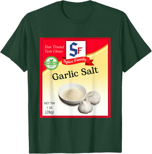 Garlic Salt Condiment Costume Holiday Spice Group Costumes T-Shirt - T-Shirt | Forest