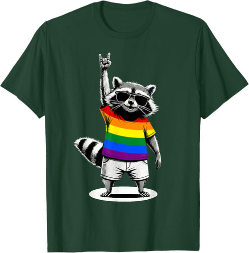 Waschbär LGBTQ Pride Month