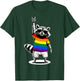 Waschbär LGBTQ Pride Month T-Shirt - T-Shirt | Forest