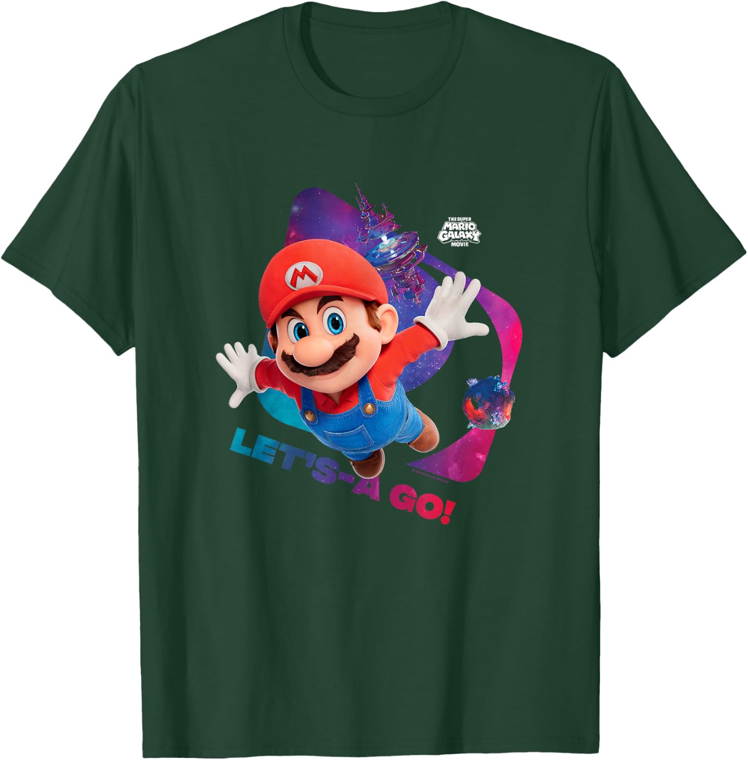 The Super Mario Galaxy Movie Let’s-A Go! T-Shirt - T-Shirt | Forest