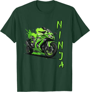 Ninja Motorcycle Sportbike T-Shirt - T-Shirt | Forest