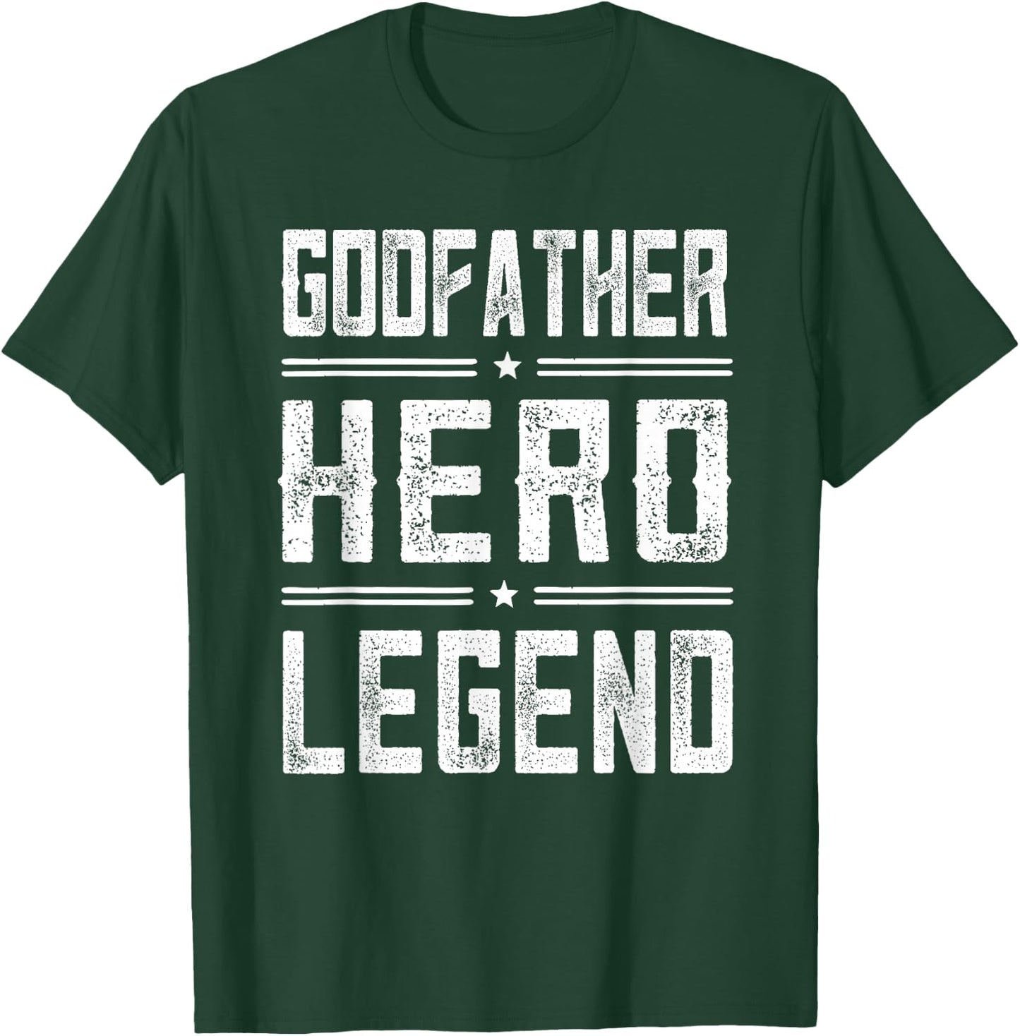 Godfather Hero Legend - Vintage Distressed Godfather T-Shirt - T-Shirt | Forest