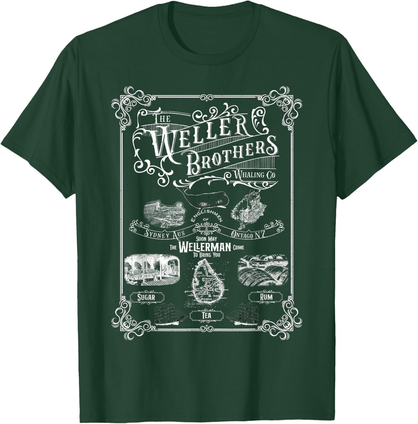 Wellerman Sea Shanty Weller Brothers Soon may the Wellerman T-Shirt - T-Shirt | Forest