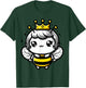 Queen Bee Crown Women Men Girls Honey Hive Bee Keeper Bee T-Shirt - T-Shirt | Forest