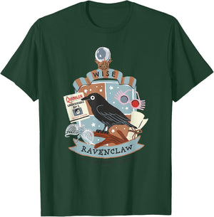 Harry Potter: Deathly Hallows 2 Wise Ravenclaw Badge T-Shirt - T-Shirt | Forest
