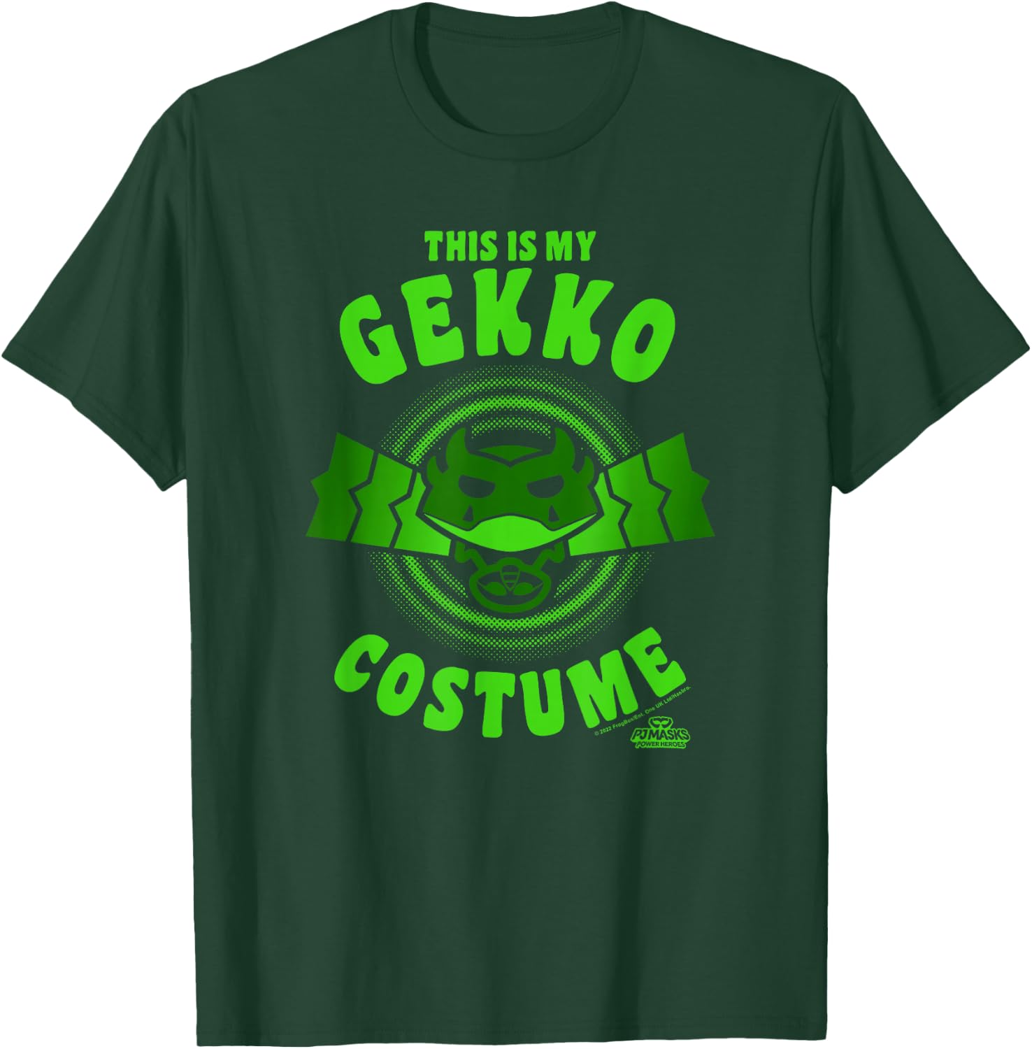 PJ Masks Halloween This is My Gekko Costume Logo T-Shirt - T-Shirt | Forest