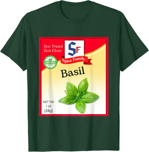 Basil Spice Condiment Costume Holiday Spice Group Costumes T-Shirt - T-Shirt | Forest