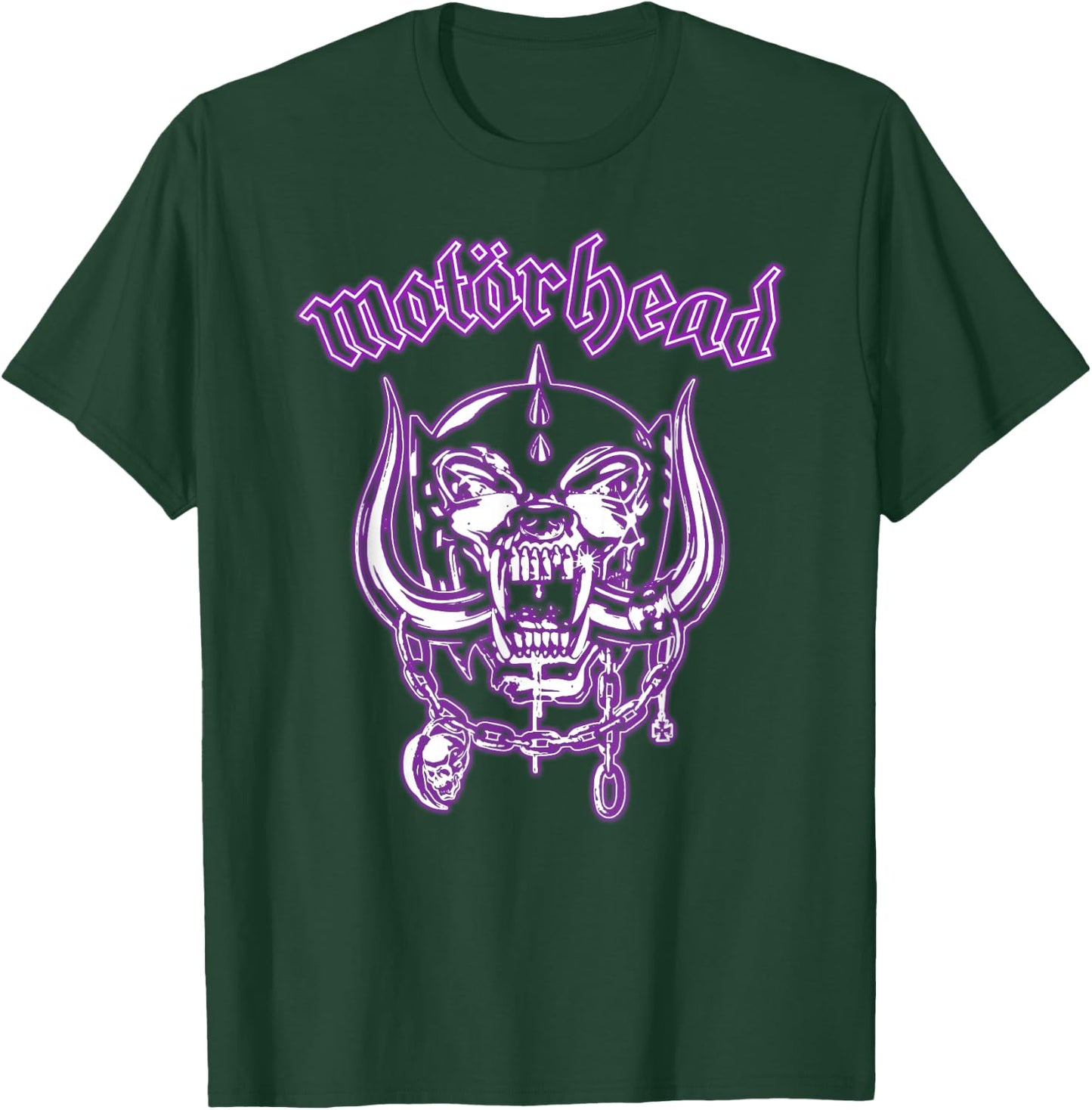 Motörhead Neon Purple Warpig Logo T-Shirt - T-Shirt | Forest