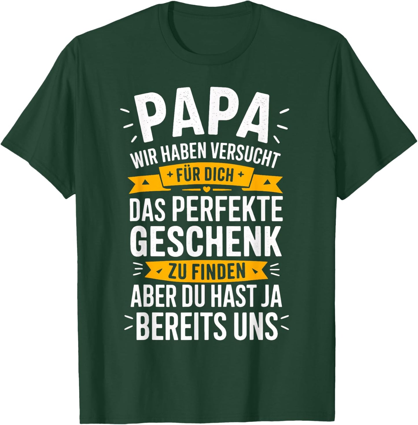 Papa Geschenk Papa Vatertag Shirt Herren Lustig Papa T-Shirt - T-Shirt | Forest