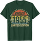 Vintage 1955 Limited Edition 70-Year-Old Gifts 70th Birthday T-Shirt - T-Shirt | Forest