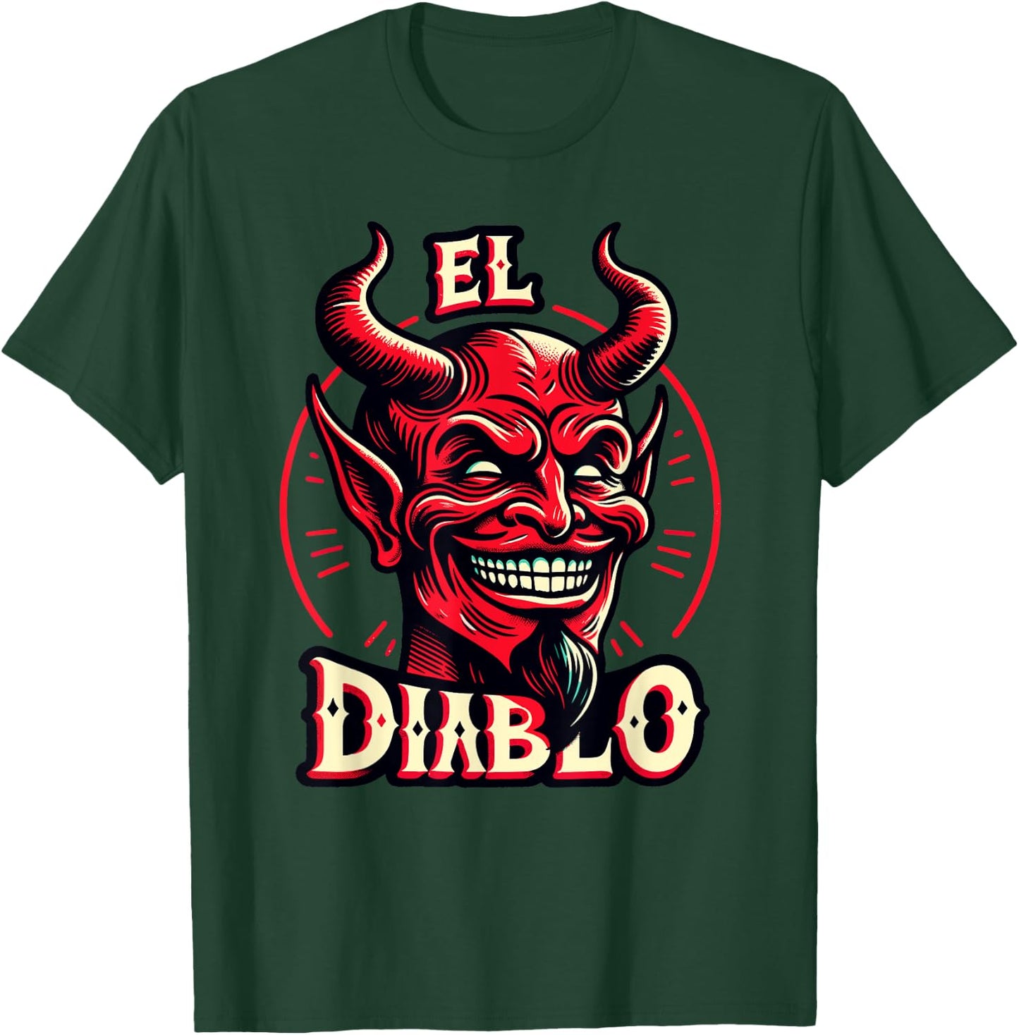 El Diablo , Black, S T-Shirt - T-Shirt | Forest