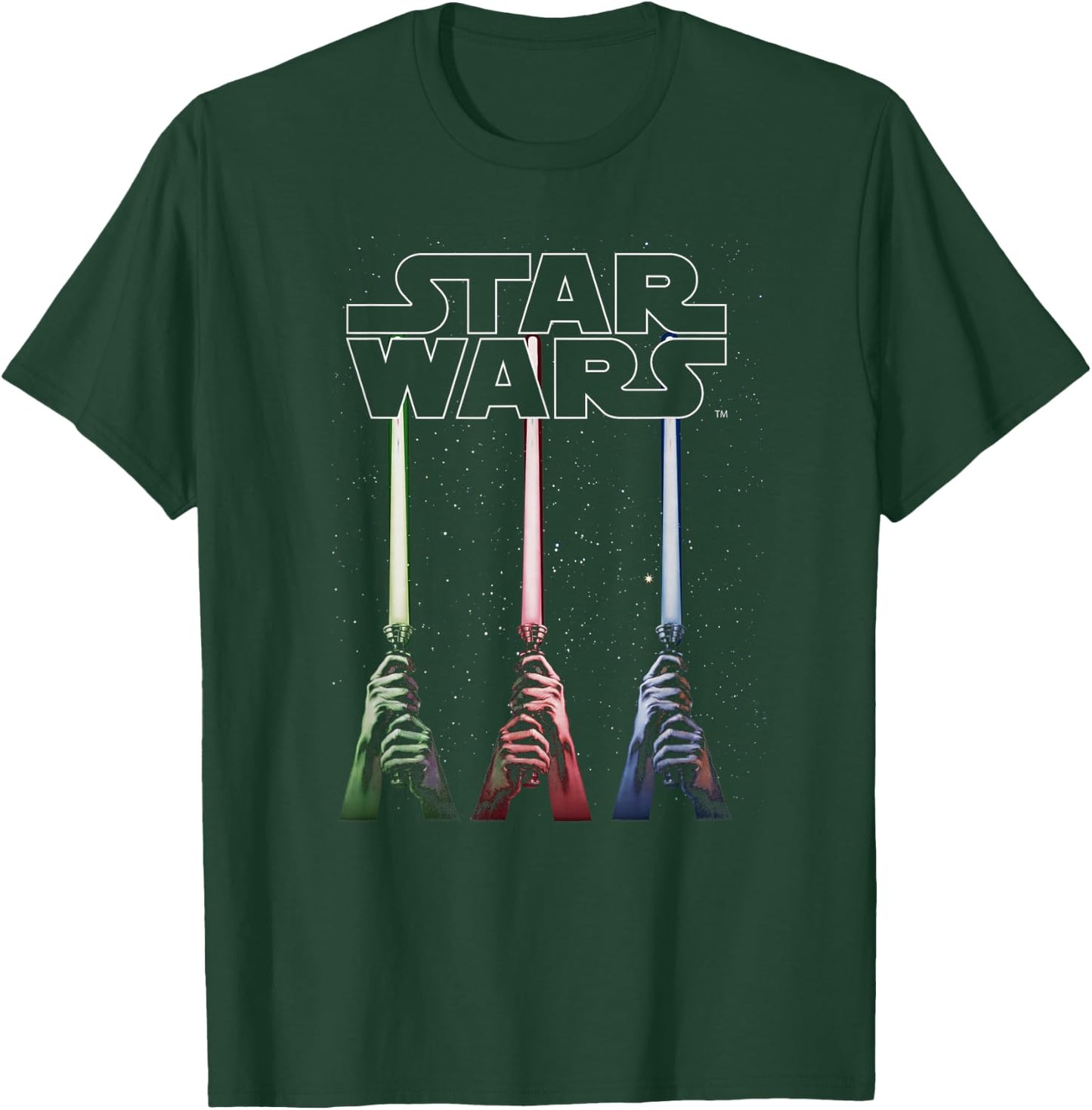 Star Wars Lightsabers , black T-Shirt - T-Shirt | Forest