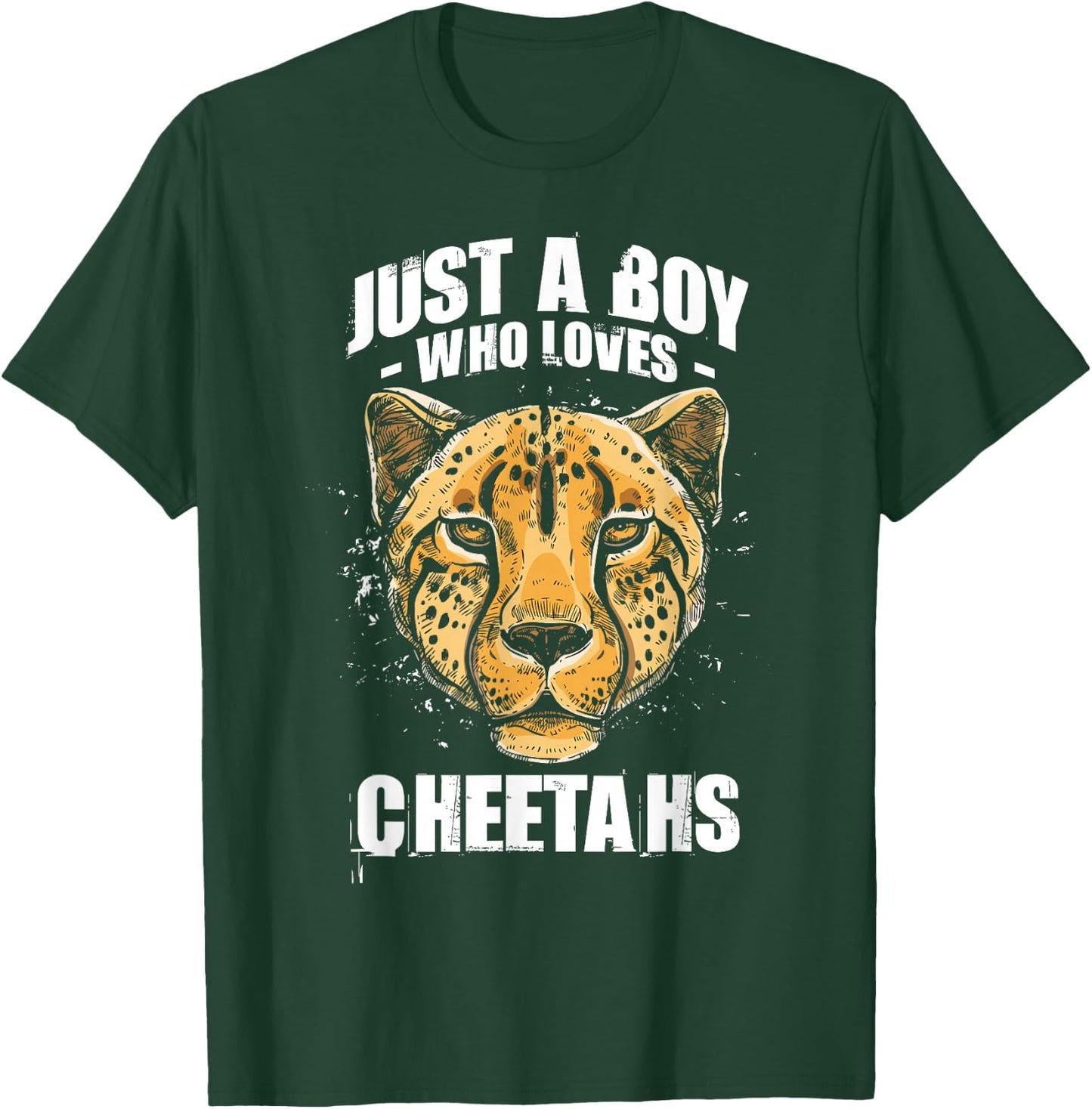 African Wild Animal Cheetah Leopard Safari Kids Boys T-Shirt - T-Shirt | Forest