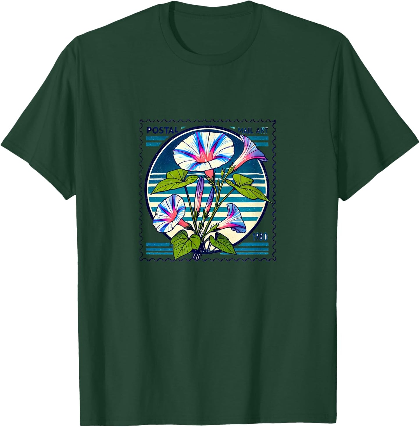 Morning Glory Flower Art Morning Glories Nature T-Shirt - T-Shirt | Forest