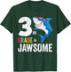 Third Grade Shirt Boys Girls Shark First Day of School T-Shirt - T-Shirt | Forest
