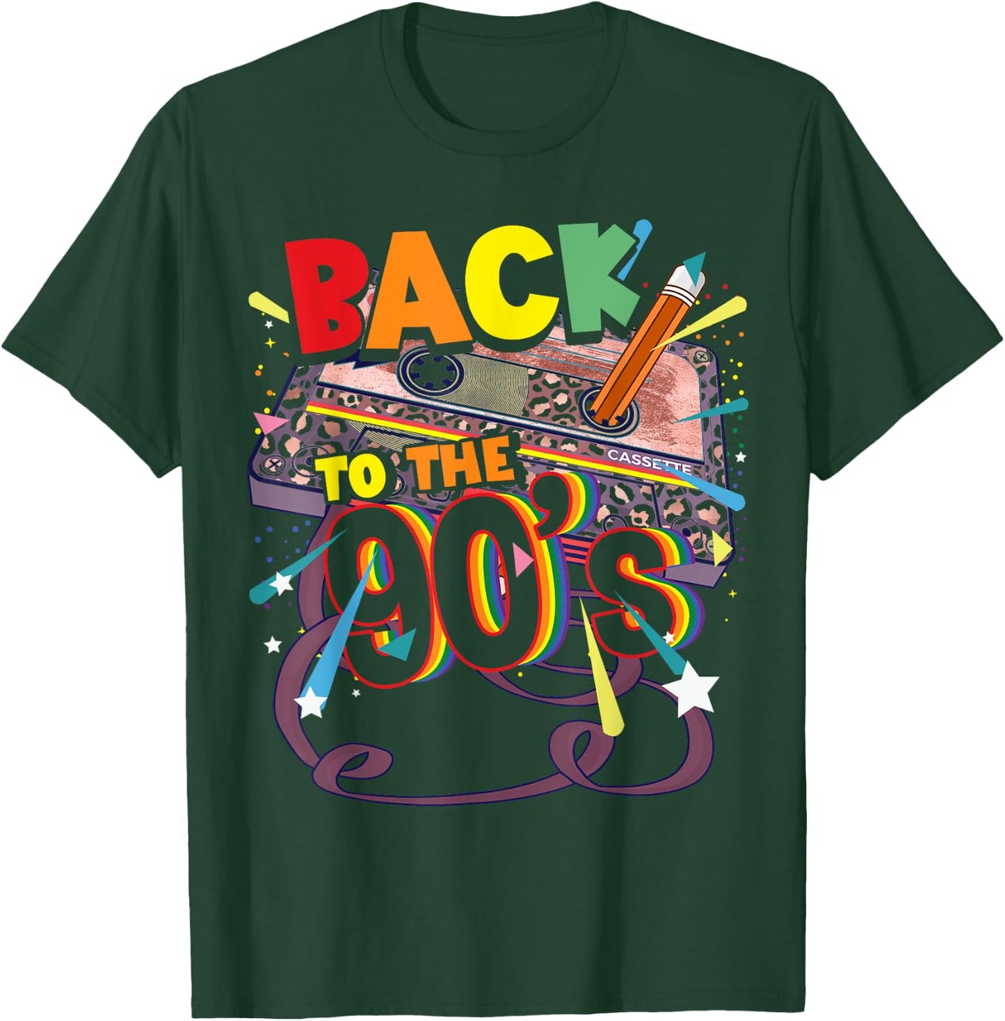 90s Outfit Party and Theme Party Costume Women's Men's , black T-Shirt - T-Shirt | Forest