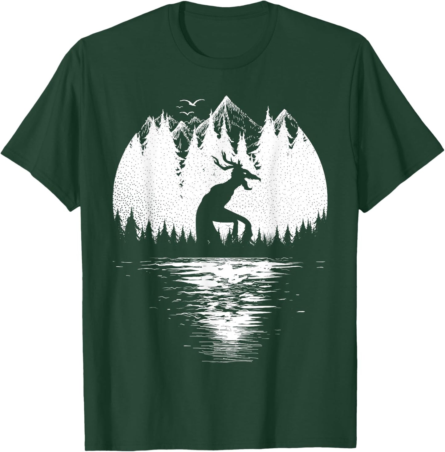 Wendigo Folklore Cryptozoology Women Kids! Cryptid T-Shirt - T-Shirt | Forest