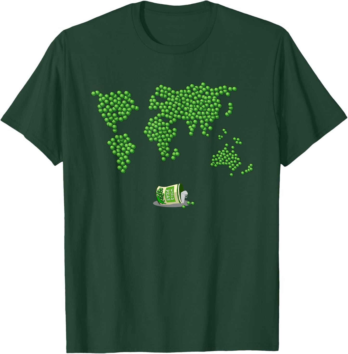 World Peas Pun Gifts Sarcastic Dad Joke Funny Pun T-Shirt - T-Shirt | Forest