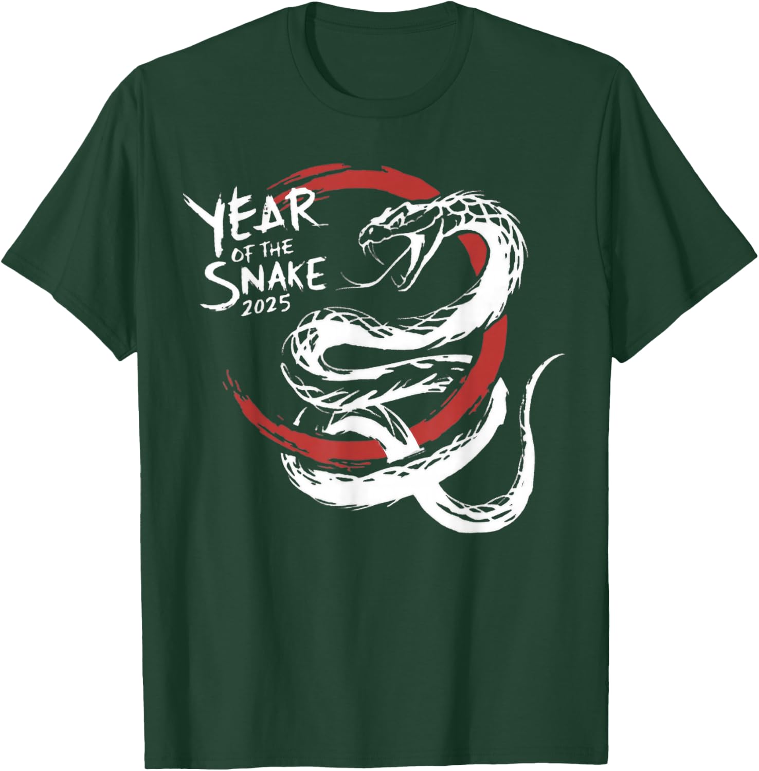 Chinese New Year Zodiac Sign 2025 Year of The Snake T-Shirt - T-Shirt | Forest