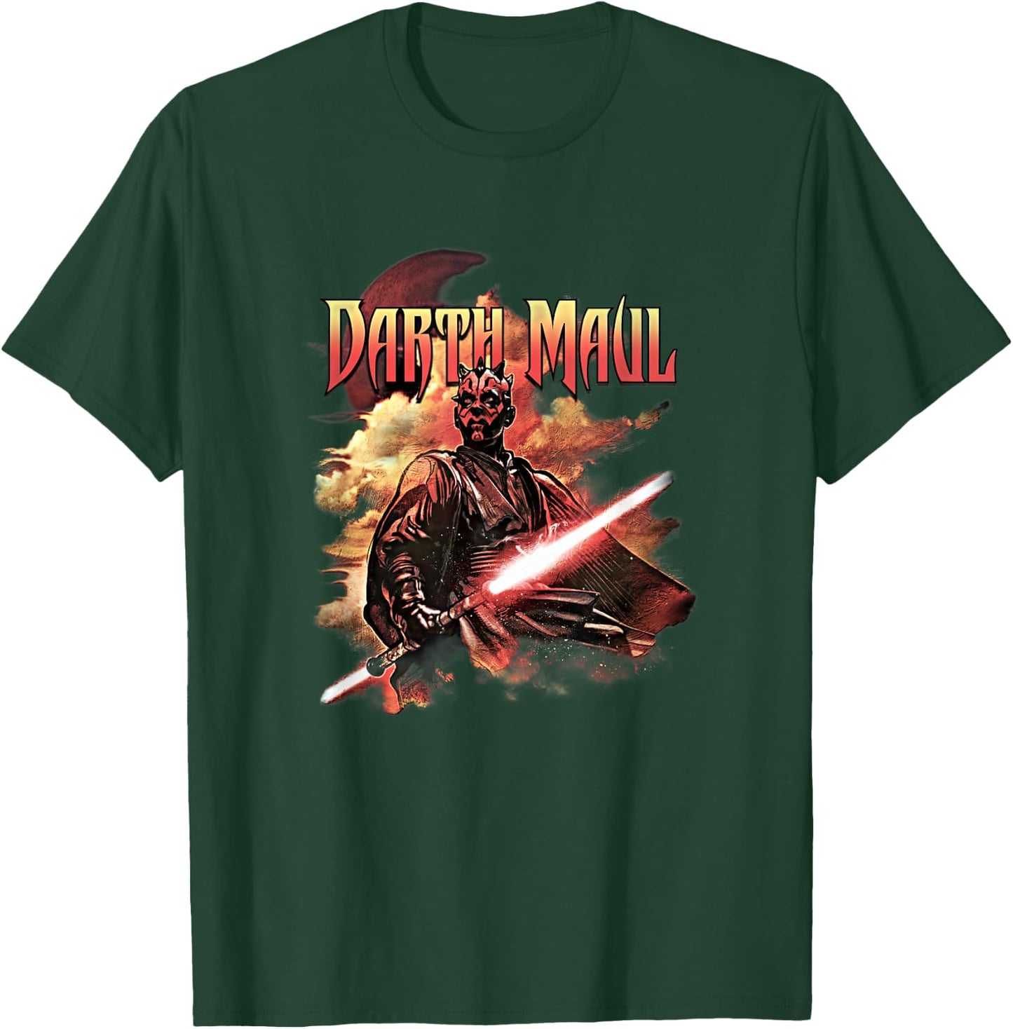 Star Wars: The Clone Wars Darth Maul Epic Sith Poster T-Shirt - T-Shirt | Forest