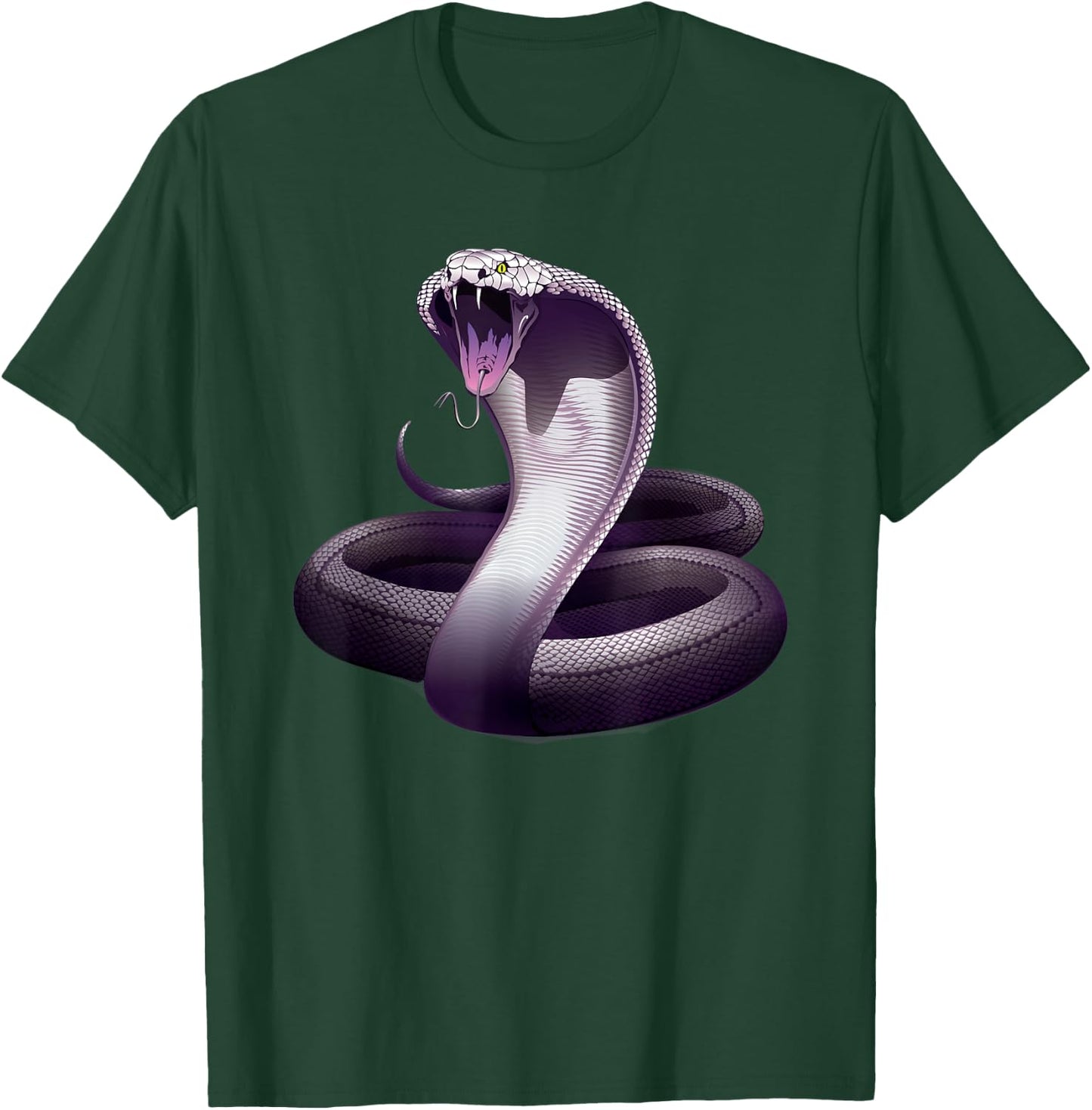 Snake cobra for lover Hissing Distressed Bite Venom T-Shirt - T-Shirt | Forest