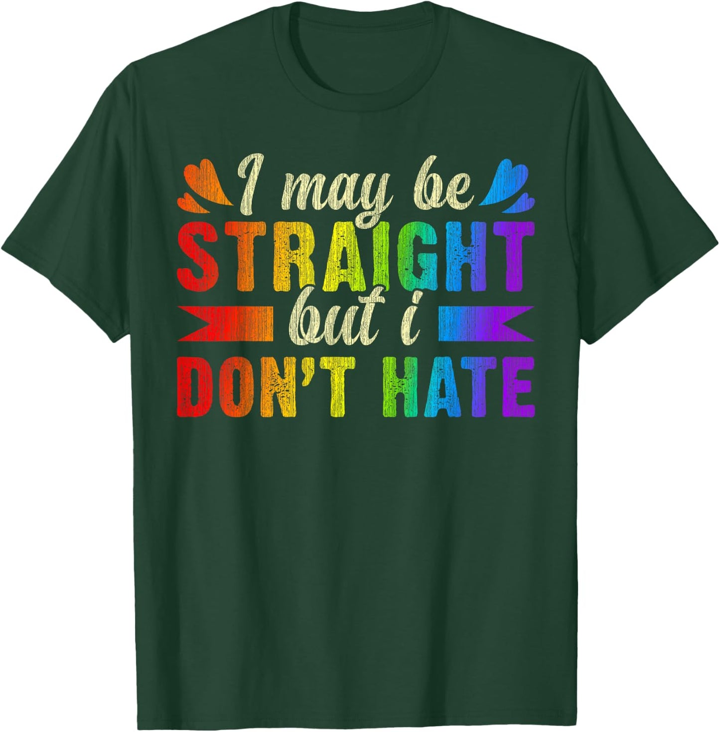 Verbündeter, Rainbow LGBT Gay Pride Ally T-Shirt - T-Shirt | Forest