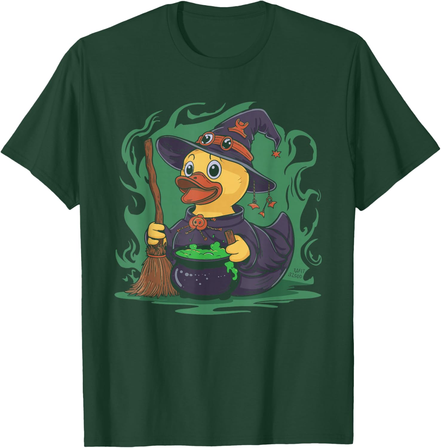 Rubber Duck Witch Rubber Duckie Costume Party T-Shirt - T-Shirt | Forest