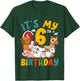 It's My 6th Birthday 6 Years Old Farm Animals Theme Kids T-Shirt - T-Shirt | Forest