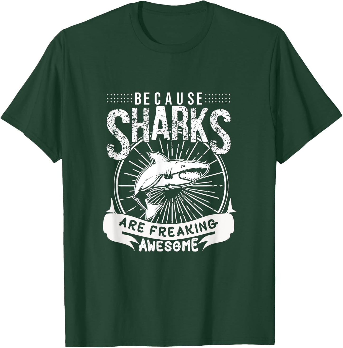 Sharks A freaking awesome Shark Ocean Sharks Summer Women Girls Kids T-Shirt - T-Shirt | Forest