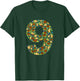 9 Jahre alte Schildkröte für Mädchen, Jungen, Schildkröten T-Shirt - T-Shirt | Forest