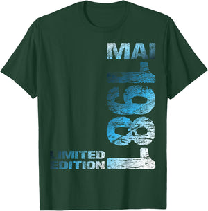 Limited Edition Mai 1981 Mann Frau 45. Geburtstag T-Shirt - T-Shirt | Forest