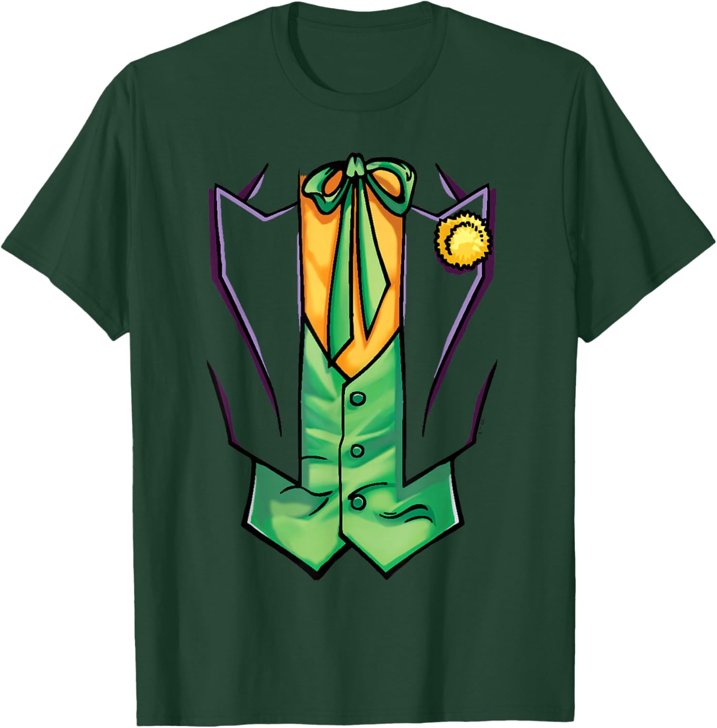 Batman Joker Costume , Purple, S T-Shirt - T-Shirt | Forest