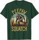 Peepaw Squatch Bigfoot Grandpa Sasquatch Family Matching T-Shirt - T-Shirt | Forest