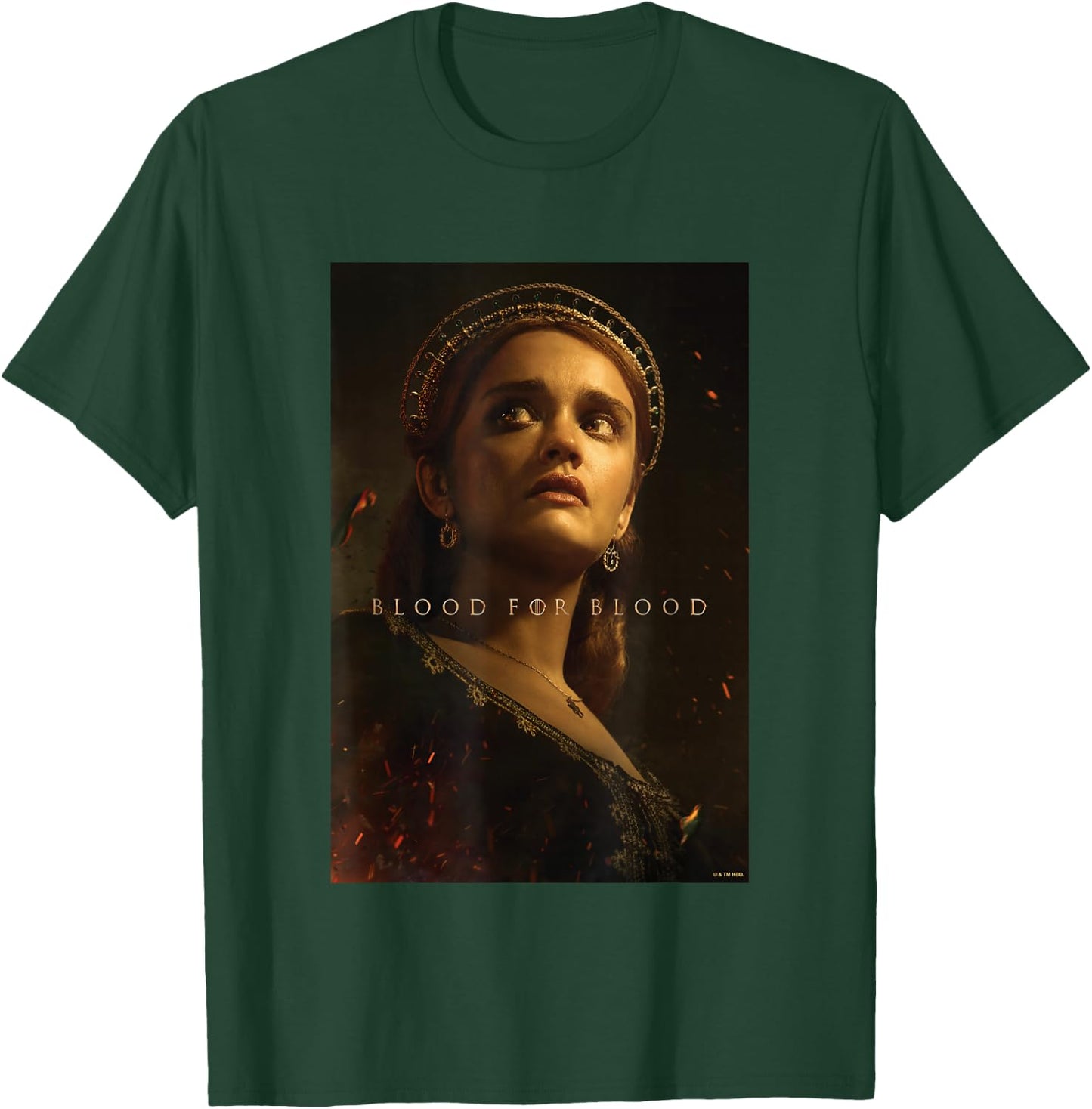 House of the Dragon Blood For Blood Alicent Hightower Retro T-Shirt - T-Shirt | Forest