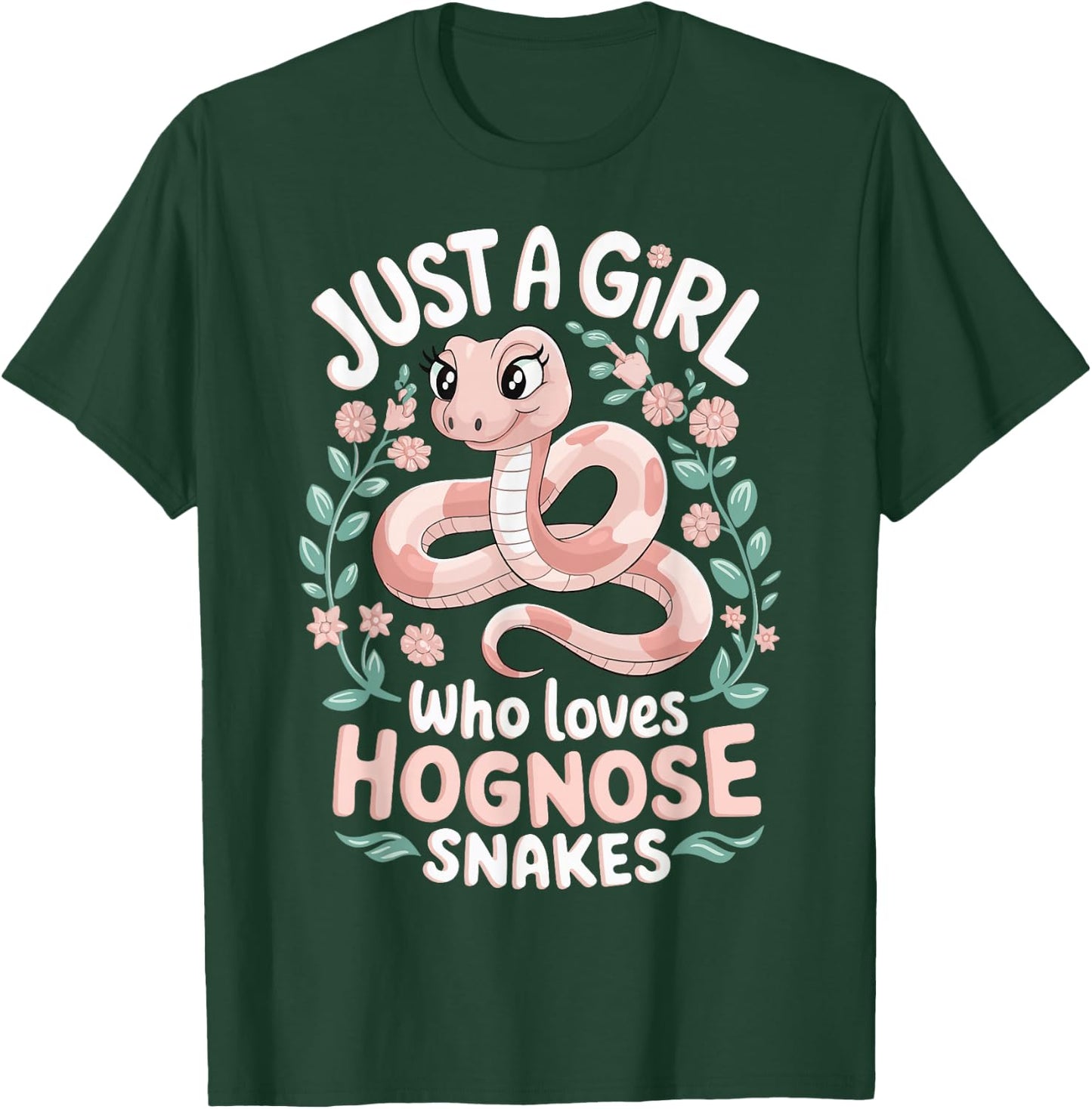 Just A Girl Who Loves Hognose Snakes T-Shirt - T-Shirt | Forest