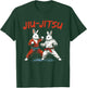 Jiu-Jitsu Bunnies - Vintage Martial Arts Rabbit Lover T-Shirt - T-Shirt | Forest