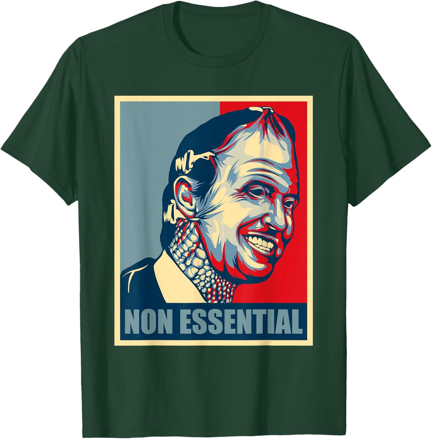 Funny Meme Anti Gavin Newsom Non Essential Lizard man T-Shirt - T-Shirt | Forest