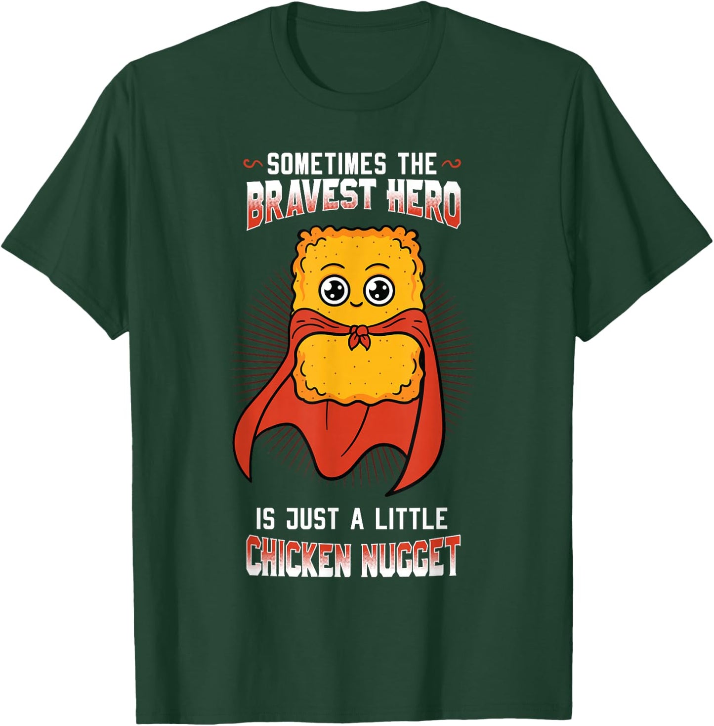 Chicken Nugget Fans Nuggies Lovers Nug Fast Food Eaters T-Shirt - T-Shirt | Forest