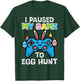 Paused My Game Egg Hunt Easter Gamer Boys Kid Men Youth Teen T-Shirt - T-Shirt | Forest