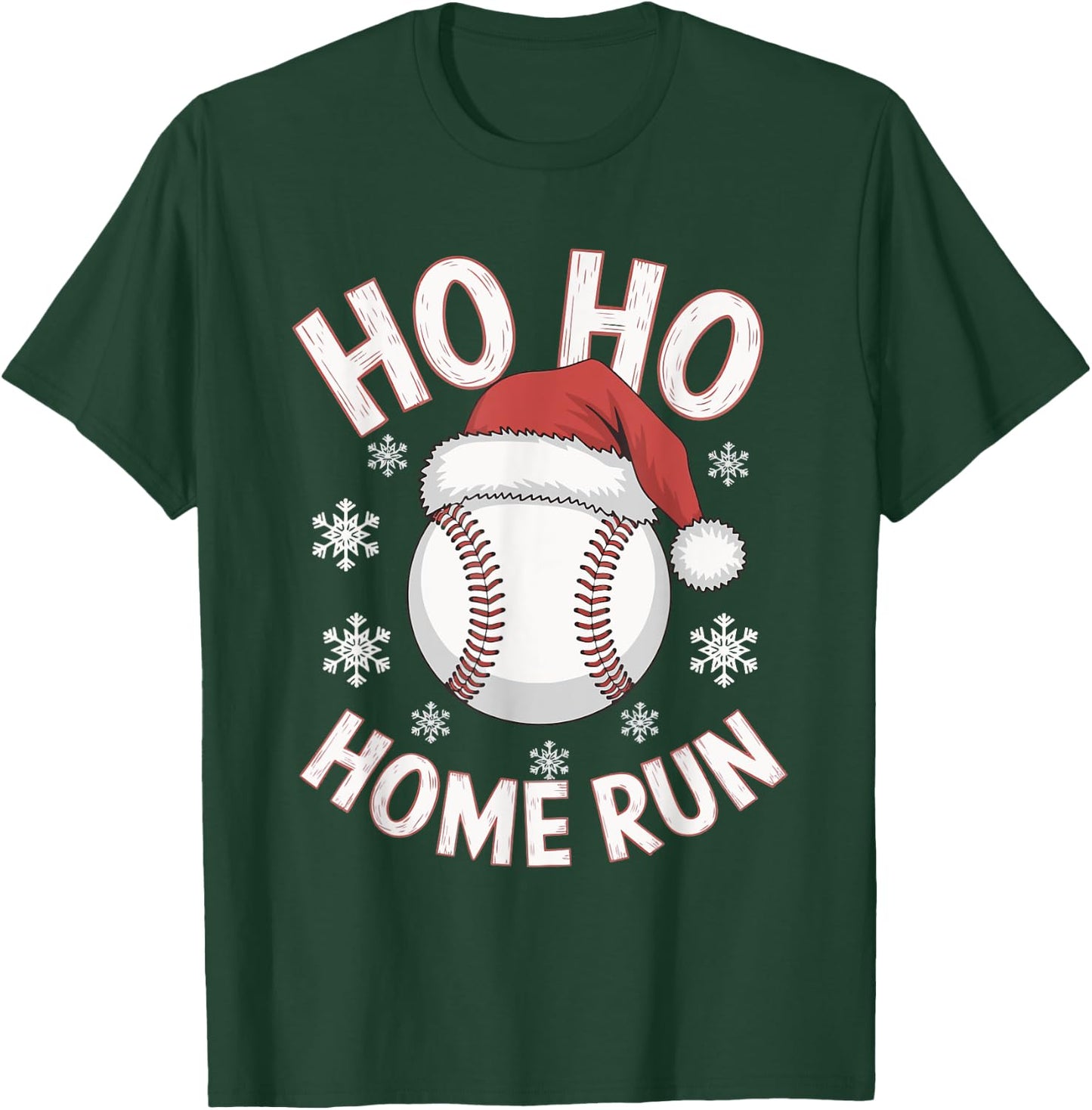 Ho Ho Home Run T-Shirt - T-Shirt | Forest