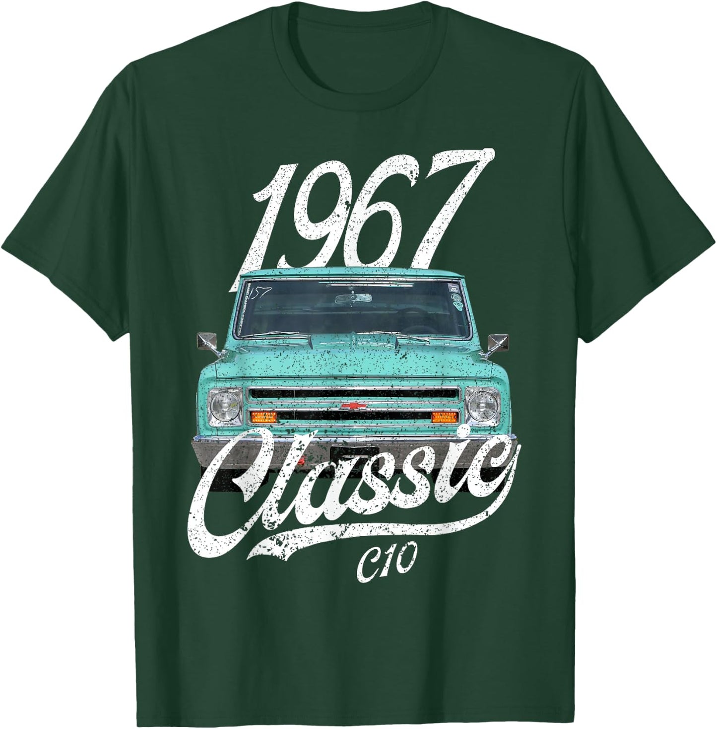 1967 C10 67' Chevys T-Shirt - T-Shirt | Forest