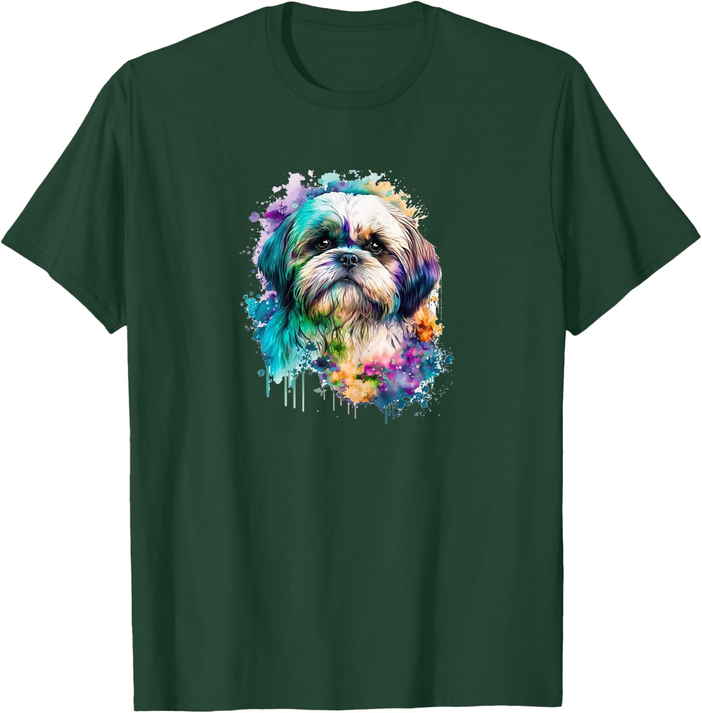 Damen Shih Tzu Mom Shih Tzu Liebhaber Shih Tzu Hundeliebhaber T-Shirt - T-Shirt | Forest