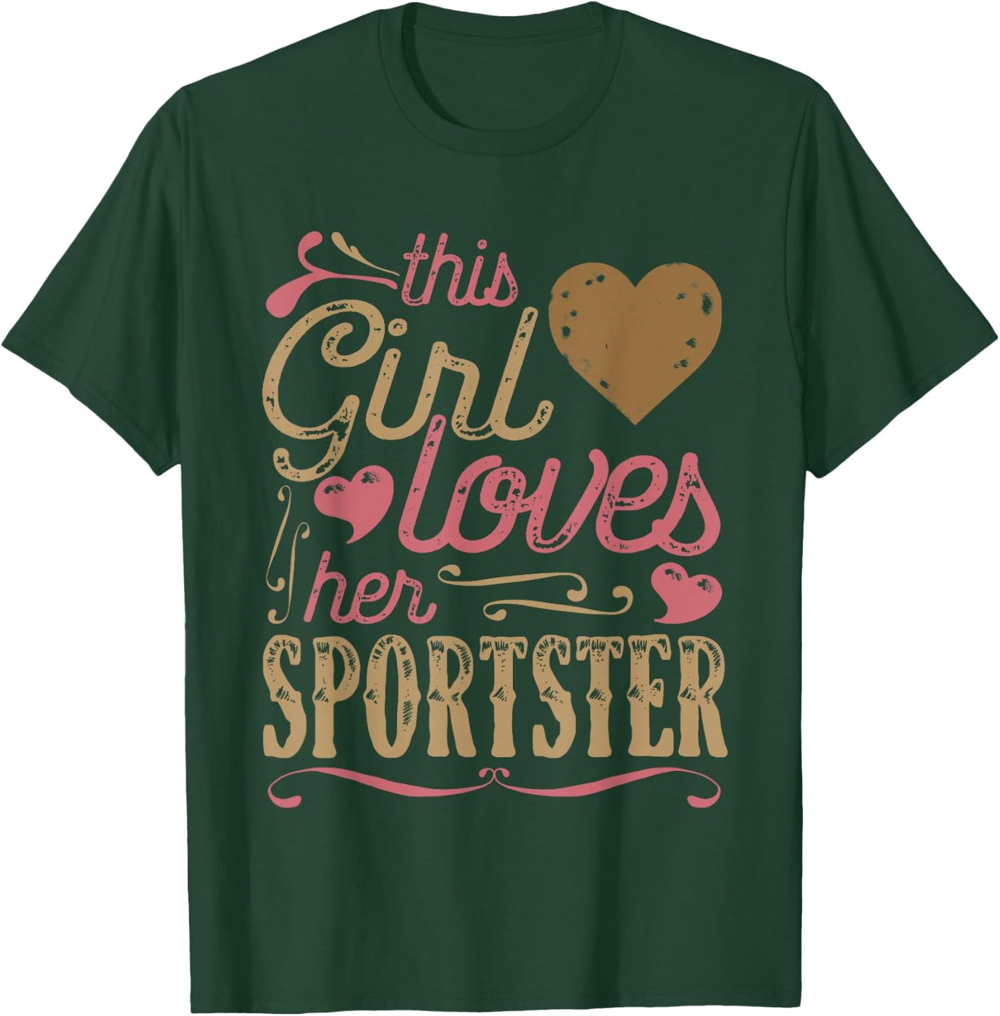 Sportster Shirt Gift Bike Biker Motorcycle T-Shirt - T-Shirt | Forest