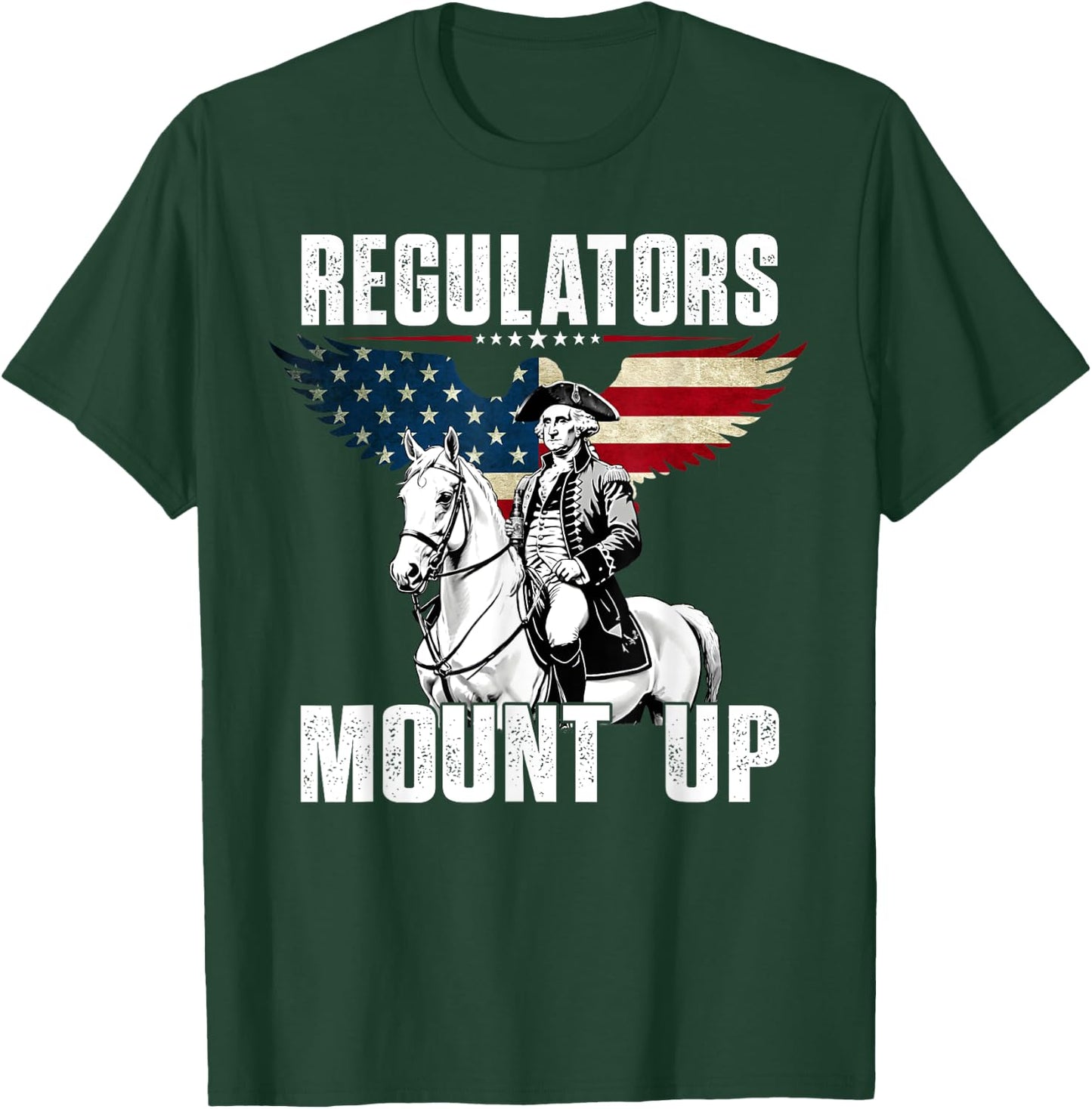 Regulators Funny 4th Of July Independence Day, Eagle Us Flag T-Shirt - T-Shirt | Forest