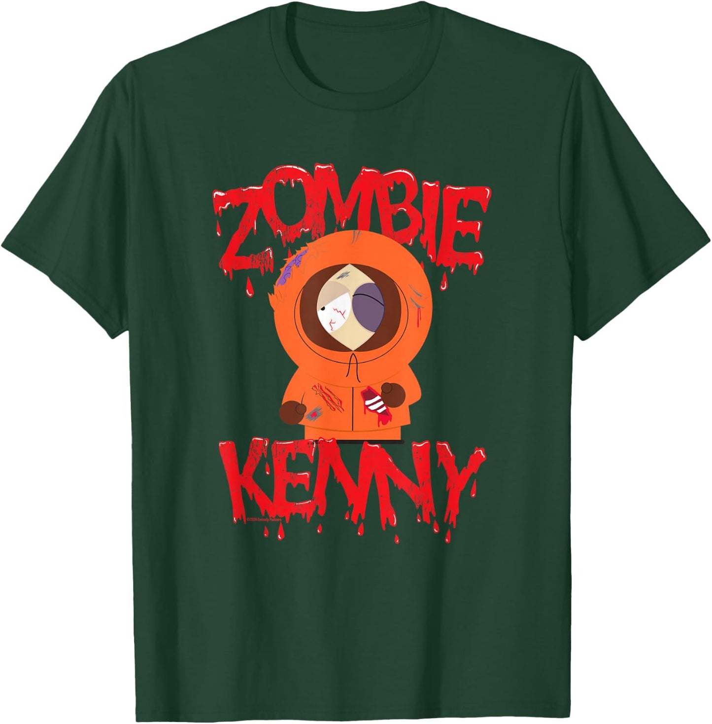 South Park Zombie Kenny , Black, S T-Shirt - T-Shirt | Forest
