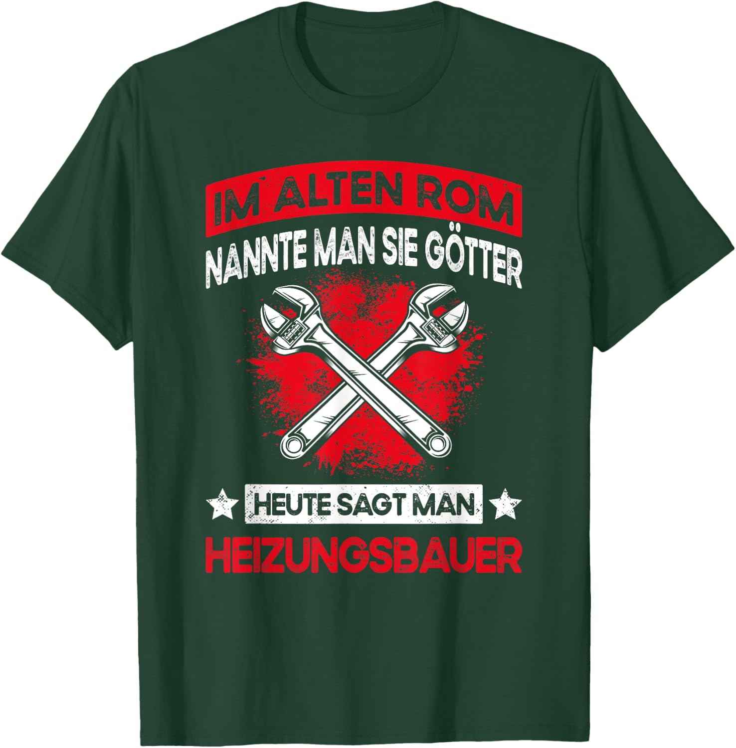 Men's Funny Heizungsbauer Saying - Installer & Heating Construction , black, s T-Shirt - T-Shirt | Forest