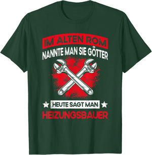 Men's Funny Heizungsbauer Saying - Installer & Heating Construction , black, s T-Shirt - T-Shirt | Forest