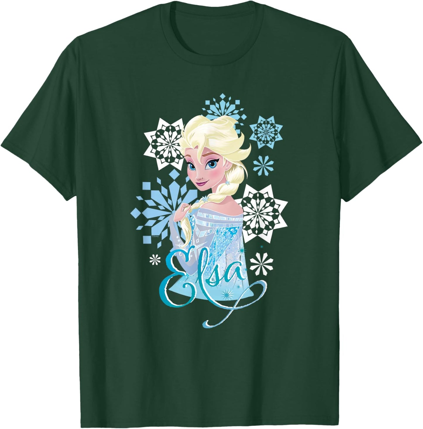 Frozen Elsa Snowflakes T-Shirt - T-Shirt | Forest
