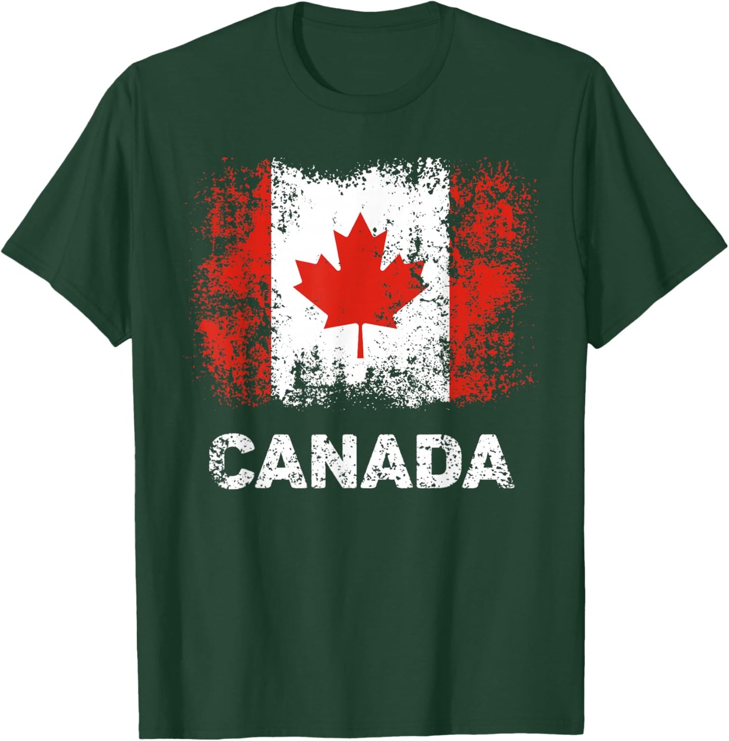 Canada Flag Shirt Maple Leaf Patriotic Canadian Flag , black T-Shirt - T-Shirt | Forest