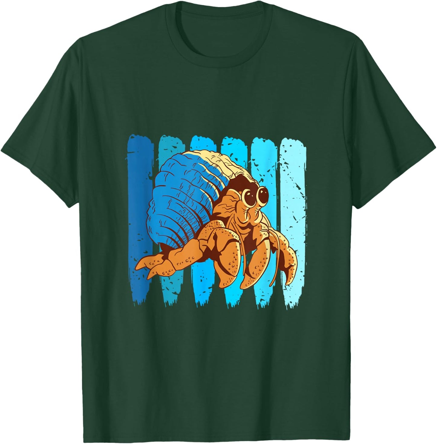 Hermit Crab Sea Animals Retro Crabs Hermit Crab Lover T-Shirt - T-Shirt | Forest